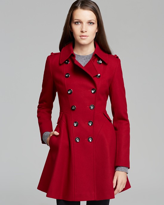 Bloomingdales womens wool clearance coats