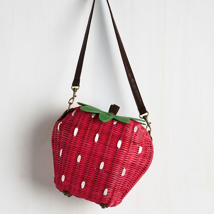 betsey johnson strawberry purse