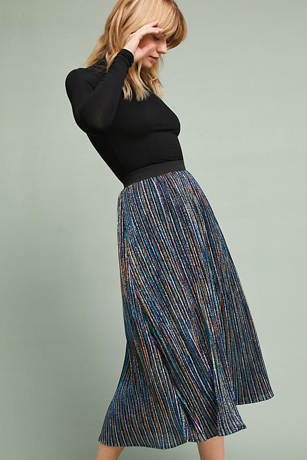 Sparkle Knit Maxi Party Skirt